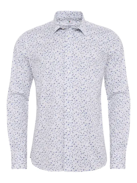 LOJA DAS MEIAS floral-pattern shirt White LMSLIMFIT