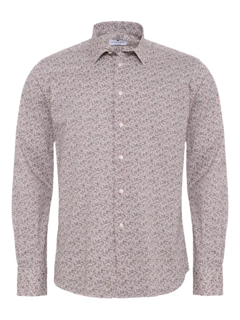 LOJA DAS MEIAS floral-pattern shirt Neutrals LMSLIMFIT