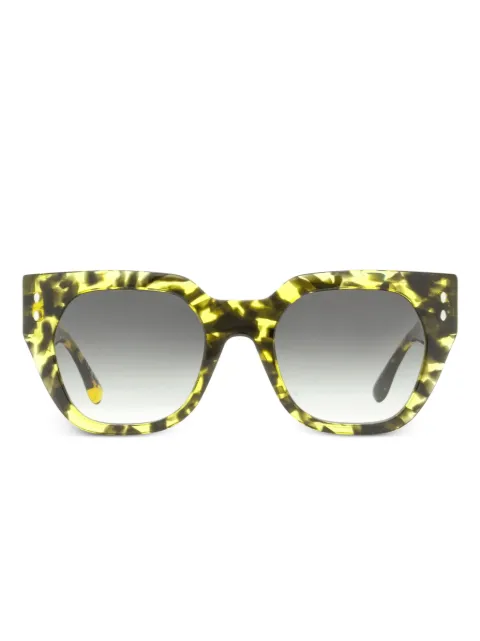 Isabel Marant Eyewear 158 cat-eye sunglasses Yellow 206558SCL539O