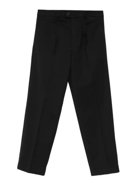 AMARÁNTO pleated-front trousers Black B6F0023A99