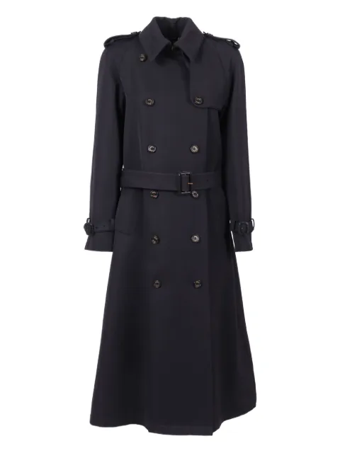 Sealup Atena buckle-belt trench coat Blue 162927781