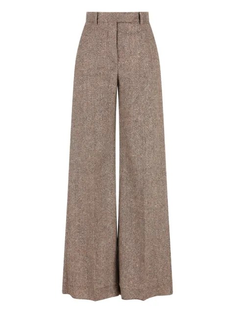 Valentino Garavani welt-pockets wool trousers Neutrals BRB6S09US