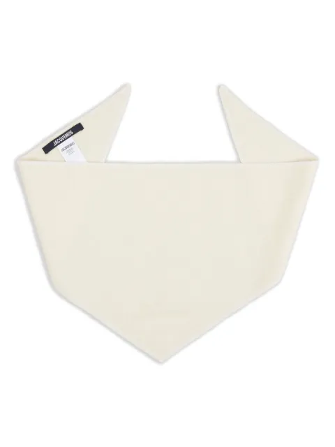 Jacquemus triangular shape scarf Neutrals ACU00783AK00292