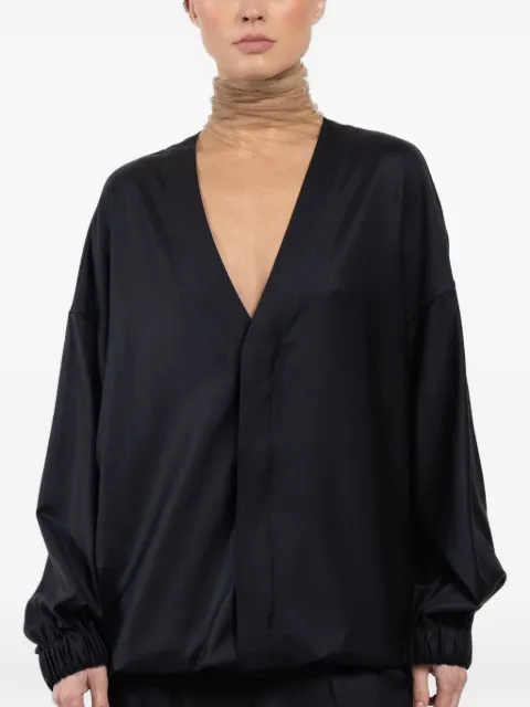 SA SU PHI V-neck button jacket Black W25755AU0350