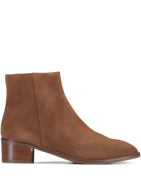 Aquatalia Reeta square-toe boots Brown TW5REER1232