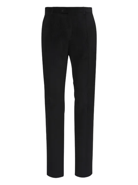 Maurizio Baldassari corduroy-texture trousers Black TC190900