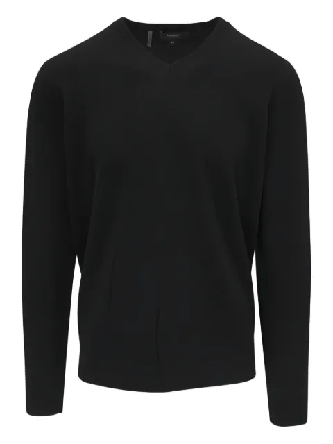 Kinross Cashmere V-neck sweater Black MFSC5129BLACK