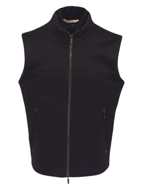 Maurizio Baldassari zip sleeveless gilet Blue GLZ00068K0TWS86690