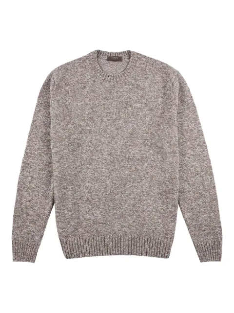 Zanone Geelong wool crew-neck sweater Neutrals 810234ZN233