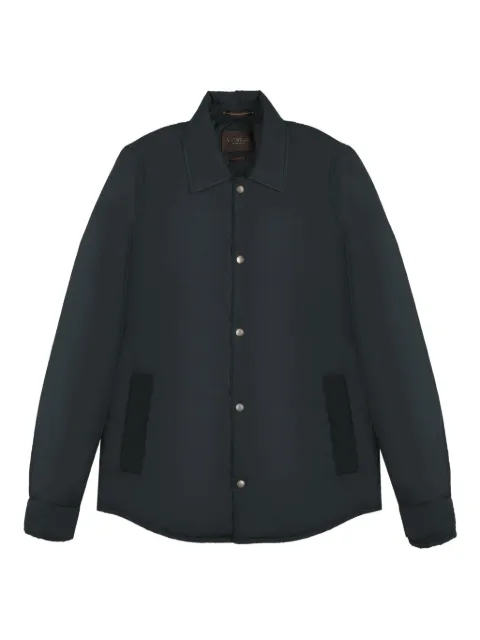 Montedoro padded snap overshirt Blue 63M624M4645