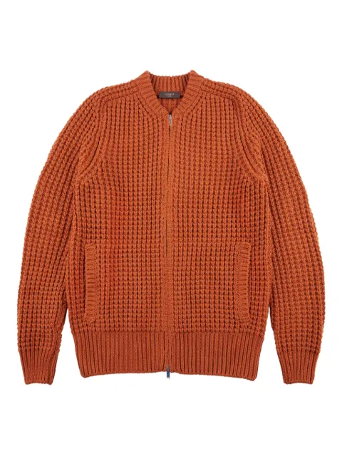 Zanone zip-up cardigan Orange 810281Z2858