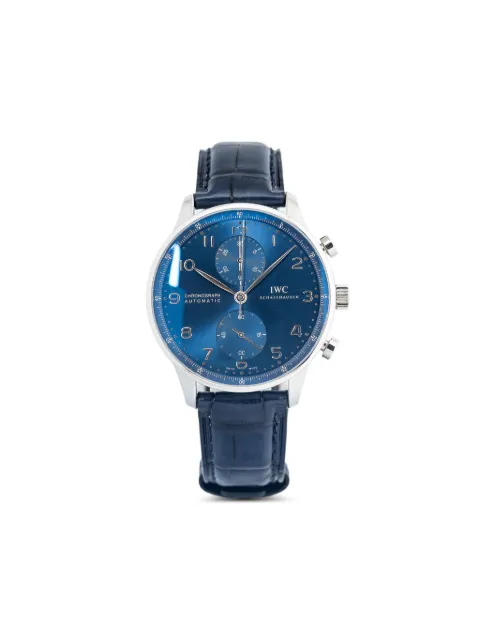 IWC Schaffhausen Portugieser Chronograph 41mm Blue IW371491
