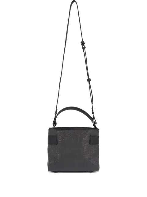 Brunello Cucinelli small Precious Essence mini bag Black MBMON2499C2355