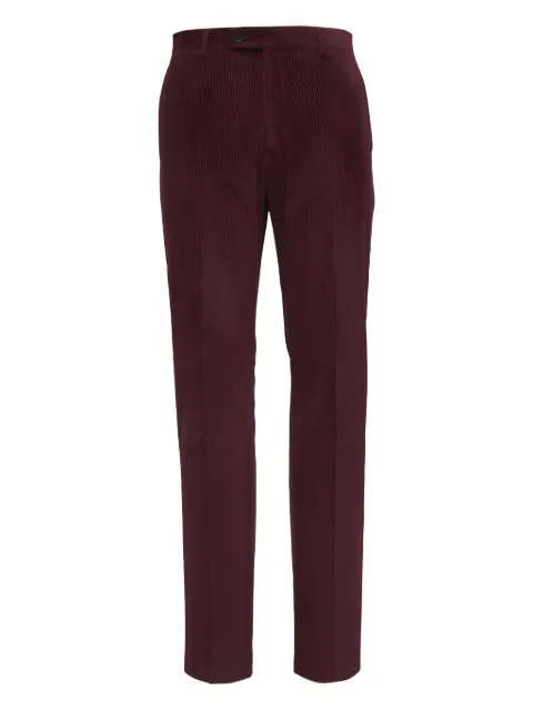 Maurizio Baldassari corduroy trousers Red TC1901446736BURG