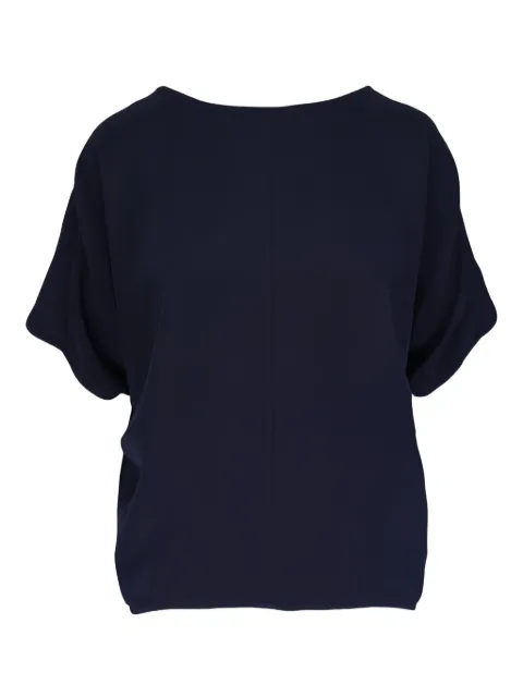 Zero + Maria Cornejo Rio short-sleeve round-neck top Blue C25SCP601582INKJET