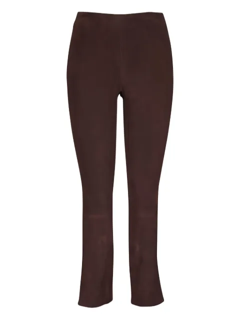 Vince suede split-hem trousers Brown V153221225237CHO