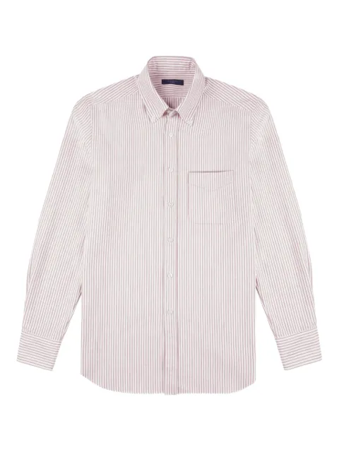 Glanshirt striped oxford cotton shirt White 5XRE00G651A