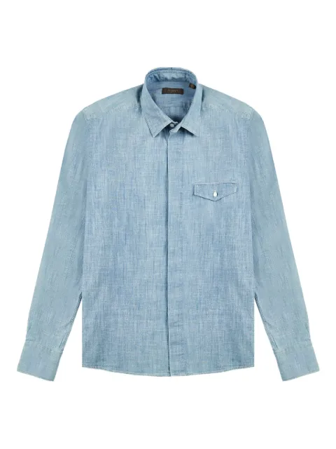 slowear chest-pocket shirt Blue 5XVI00G658C