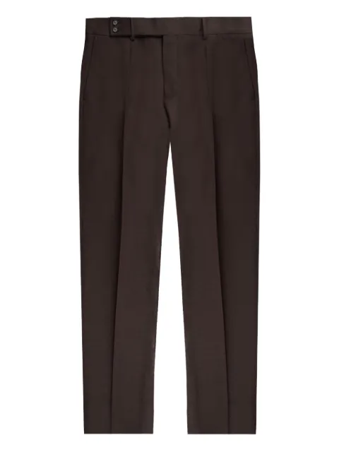 Incotex pleated drill trousers Brown 1T009640962
