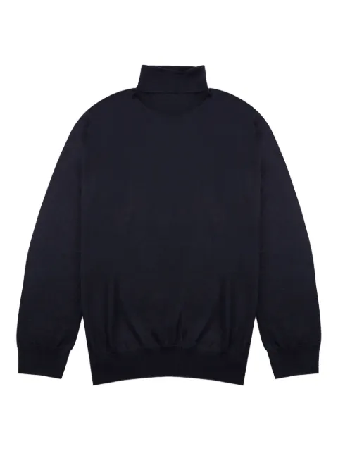 slowear turtleneck cashmere sweater Blue 810195ZW206