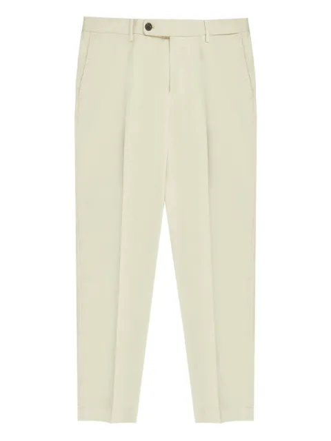 Incotex tapered cotton trousers Neutrals 1W007920076