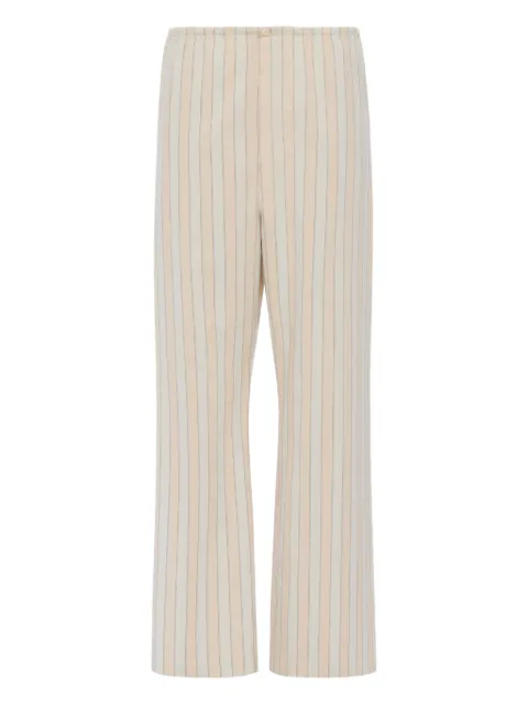 Maison Margiela striped pocket trousers Neutrals S50KA0713M35725