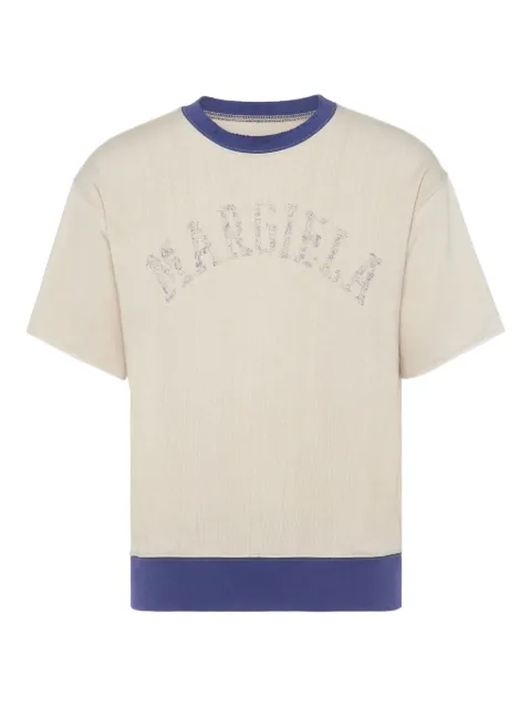 Maison Margiela cotton varsity T-shirt Neutrals S50GU0248M20153