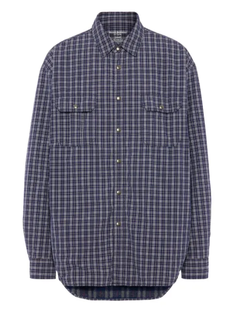 Maison Margiela long-sleeved shirt Blue S50DT0070M35779