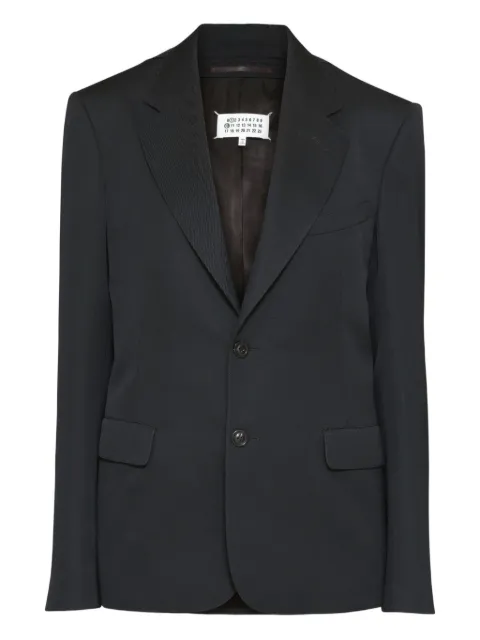 Maison Margiela button wool blazer Black S50BN0545M35693