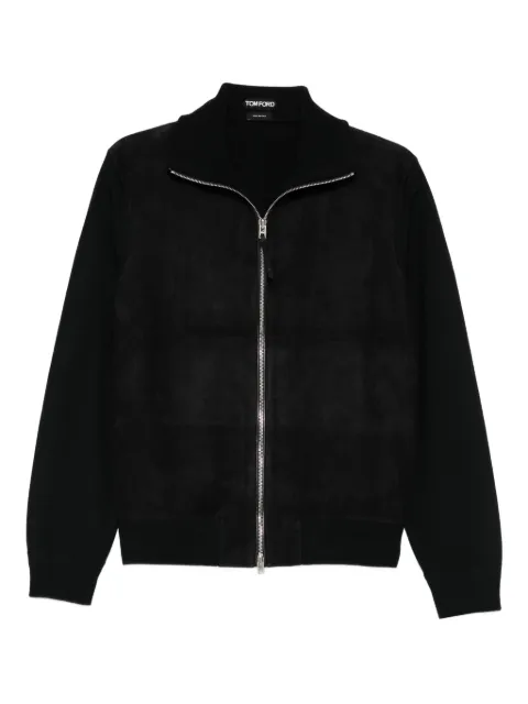 TOM FORD zip-up jacket Black KZF012YMW136