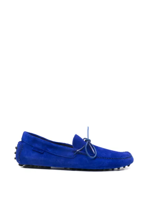 TOM FORD tie suede loafers Blue J1592LCL046N