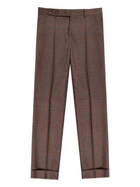 Incotex houndstooth trousers Brown 1T009410169