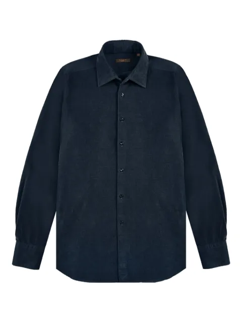 Glanshirt corduroy shirt Blue 5XFB00G649A