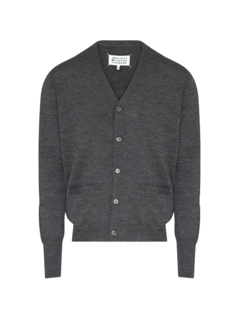 Maison Margiela wool-blend V-neck cardigan Grey S50HP0037M13235