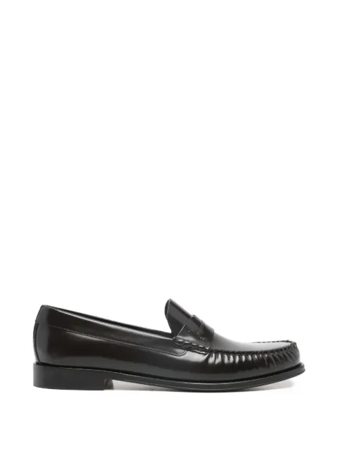 TOM FORD penny-detail flat shoes Brown J1579LCL462N