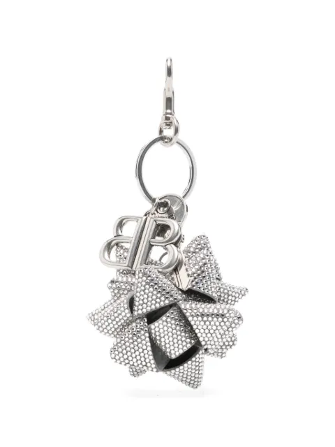 Balenciaga gifting bow keyring Silver 8539732ACBU