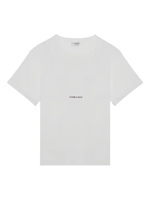 Saint Laurent short-sleeved crew-neck T-shirt White 464572YB2DQ