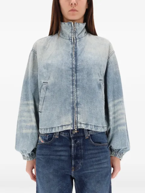 Diesel zip cotton jacket Blue A1903409M3901