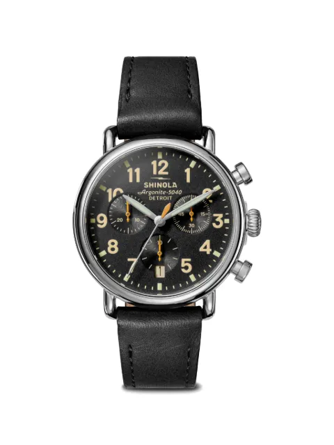 Shinola Canfield 43mm watch Black S0120315253