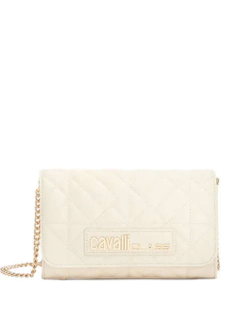 Roberto Cavalli chain quilted shoulder bag Neutrals SXB00BAB076