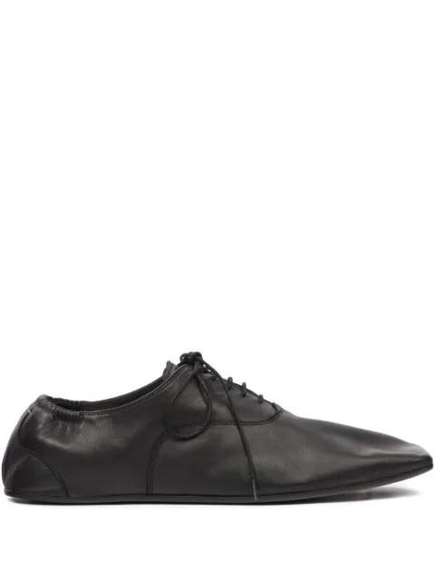 MM6 Maison Margiela square-toe Oxford shoes Black SH1WQ0004P7557