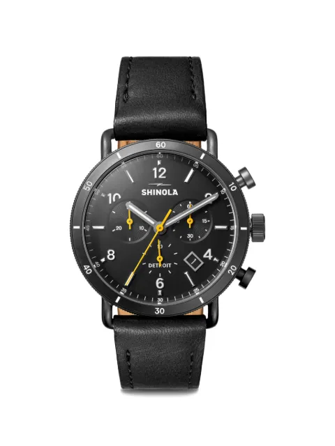 Shinola Canfield Sport Chronograph 40mm watch Black S0120315248