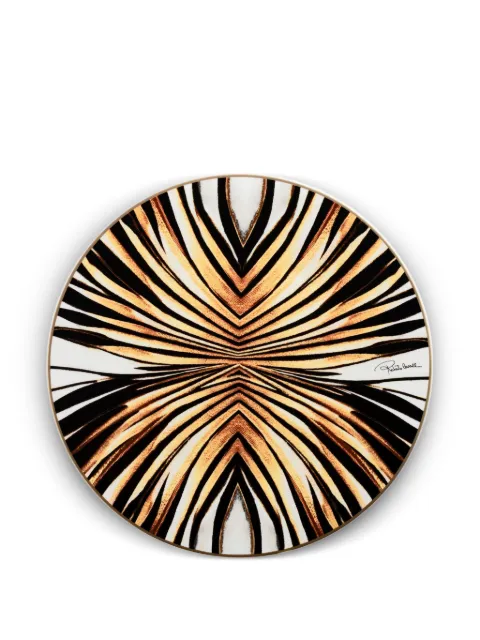 Roberto Cavalli Ray Of Gold charger (32 cm) White SALA07IA072