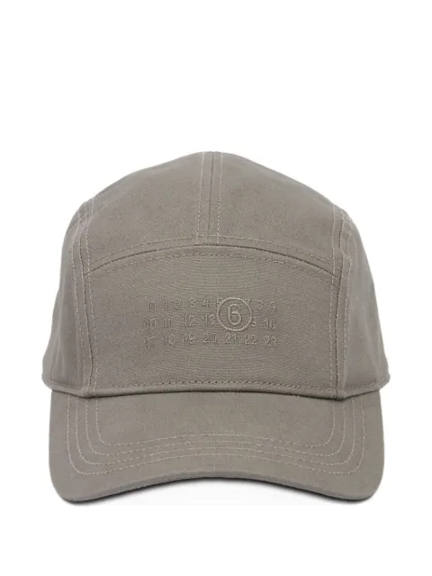 MM6 Maison Margiela cotton canvas cap Grey SH0TC0009M35346