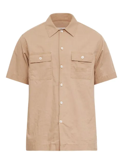 MM6 Maison Margiela pocket short-sleeved shirt Neutrals SH0DR0008M35741