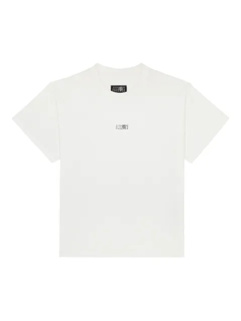 MM6 Maison Margiela logo-patch T-shirt White SH0GC0032