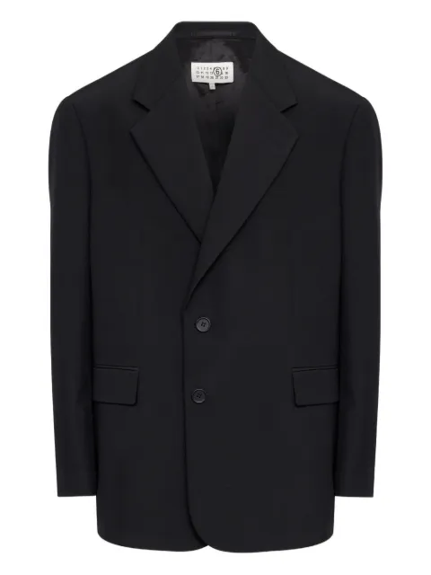 MM6 Maison Margiela button-up blazer Black SH0BN0025M35436