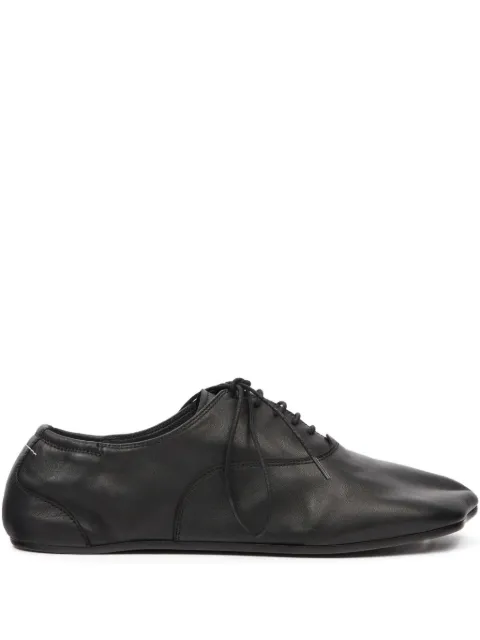 MM6 Maison Margiela square-toe Oxford shoes Black S59WQ0123P7557