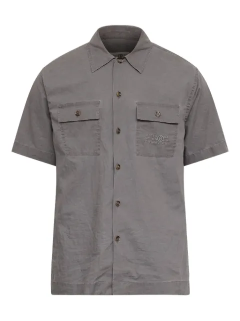 MM6 Maison Margiela short-sleeve shirt Grey SH0DR0008M35741