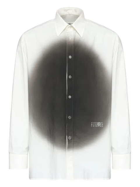 MM6 Maison Margiela oversized long-sleeved shirt White SH0DT0042M35256